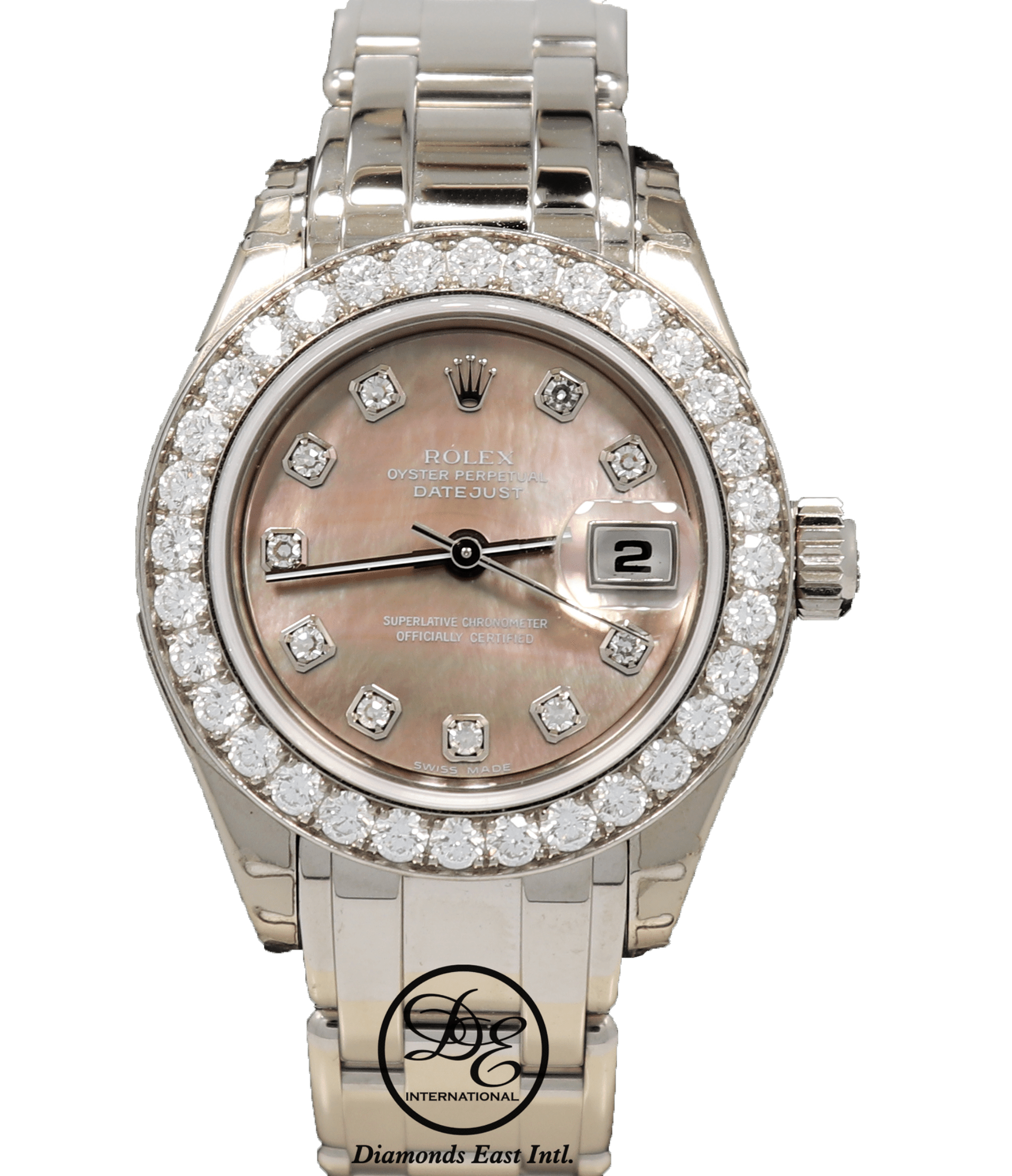 Rolex white gold pearlmaster Clearance