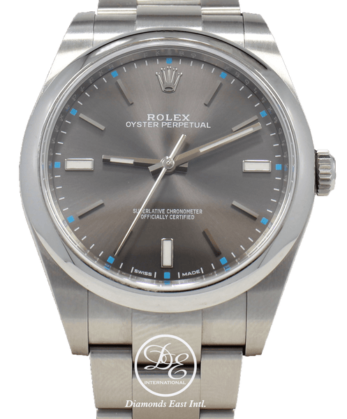 Oyster perpetual dark rhodium best sale