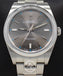 Rolex Oyster Perpetual 114300 DRSO Dark Rhodium Dial 39mm Watch Mint - Diamonds East Intl.