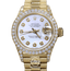 Rolex President 69178 Datejust 18K Yellow Gold MOP Diamond Dial Bezel Lady Watch