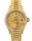 Rolex President 69178 Datejust 18K Yelow Gold 1.05CT Diamond Bezel Dial Watch
