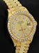 Rolex President 69178 Datejust 18K Yelow Gold 1.05CT Diamond Bezel Dial Watch - Diamonds East Intl.