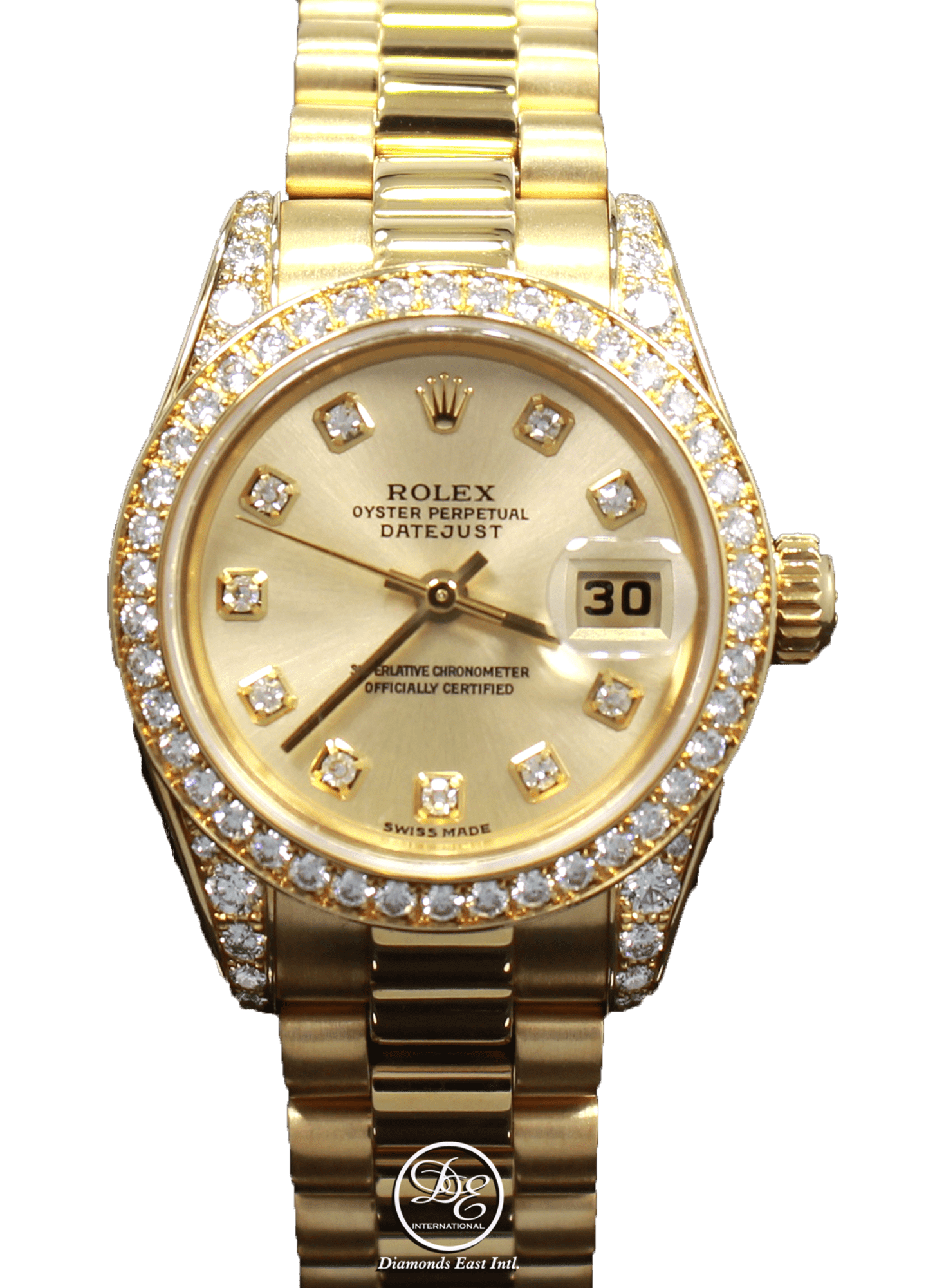 Rolex president datejust 18kt 2025 gold watch