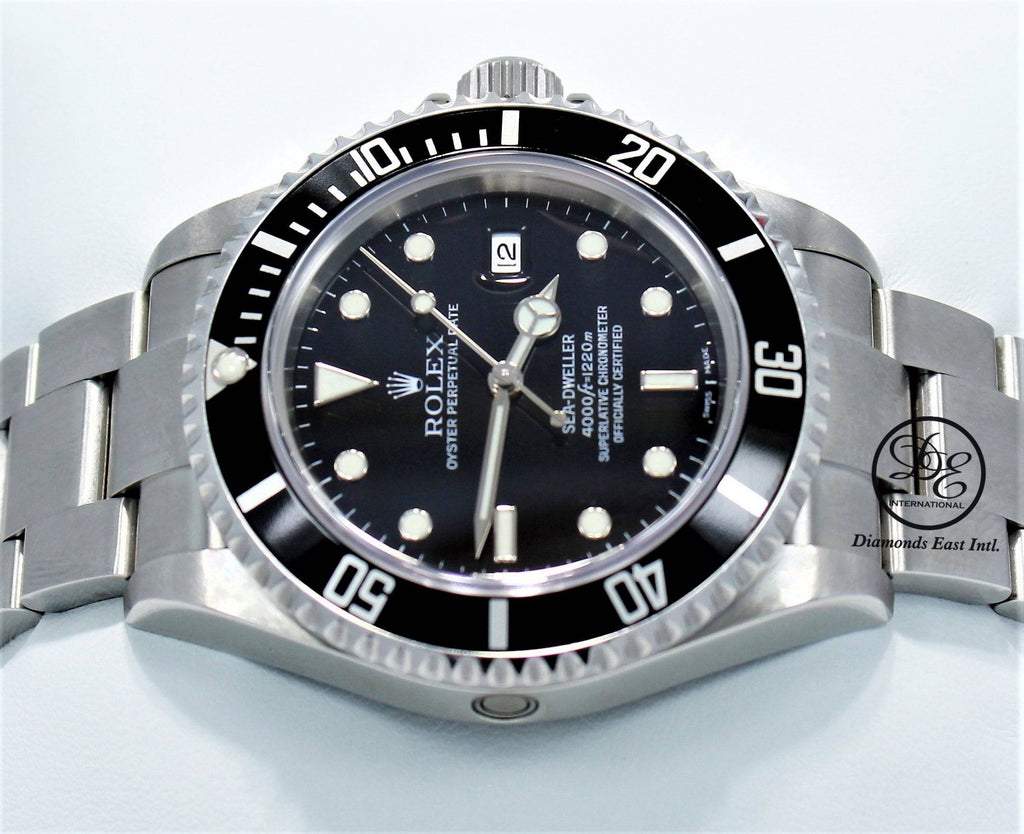 Rolex Sea-Dweller 16600 Oyster Stainless Steel Black Dial Men's Watch MINT - Diamonds East Intl.
