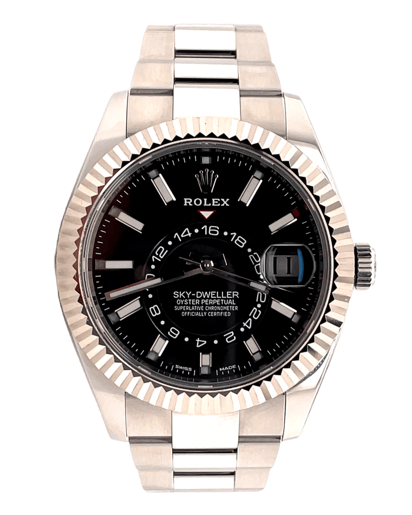 Rolex Sky Dweller 326934 Black Dial Box and Papers PreOwned