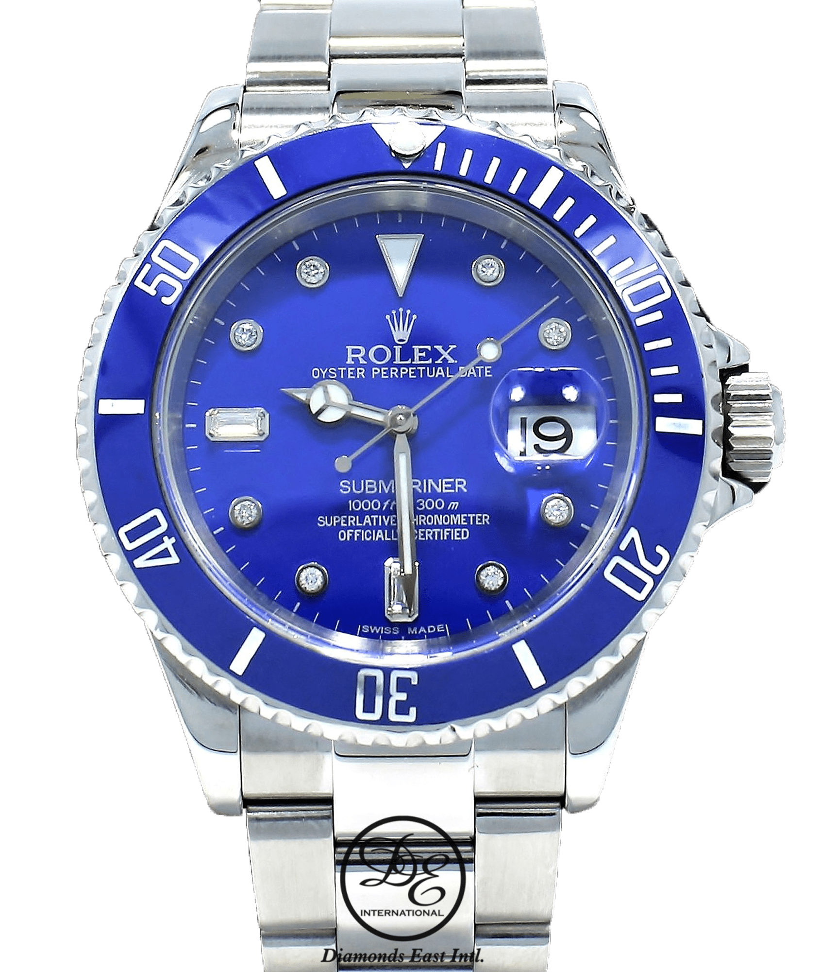 Rolex with blue face Outlet