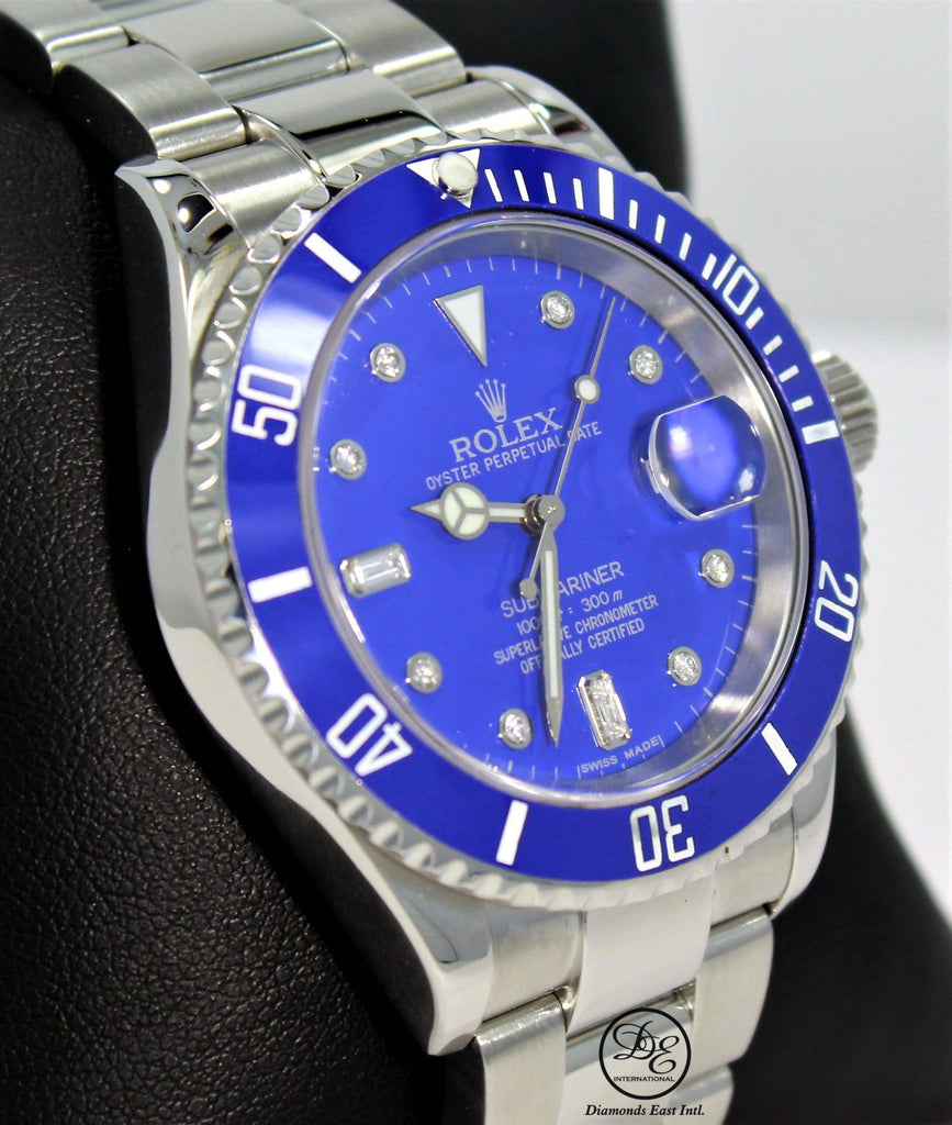 Rolex Submariner 16610 Steel Blue Dial Watch