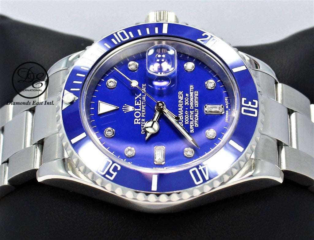 Rolex Submariner 16610 Steel Blue Dial Watch