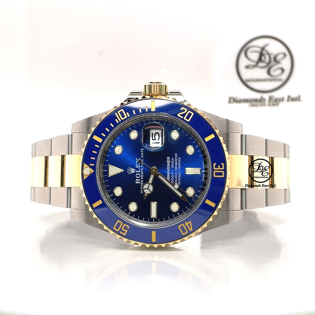 Rolex Submariner 41mm 126613LB 18K Yellow Gold/Steel Blue Ceramic Watch UNWORN - Diamonds East Intl.