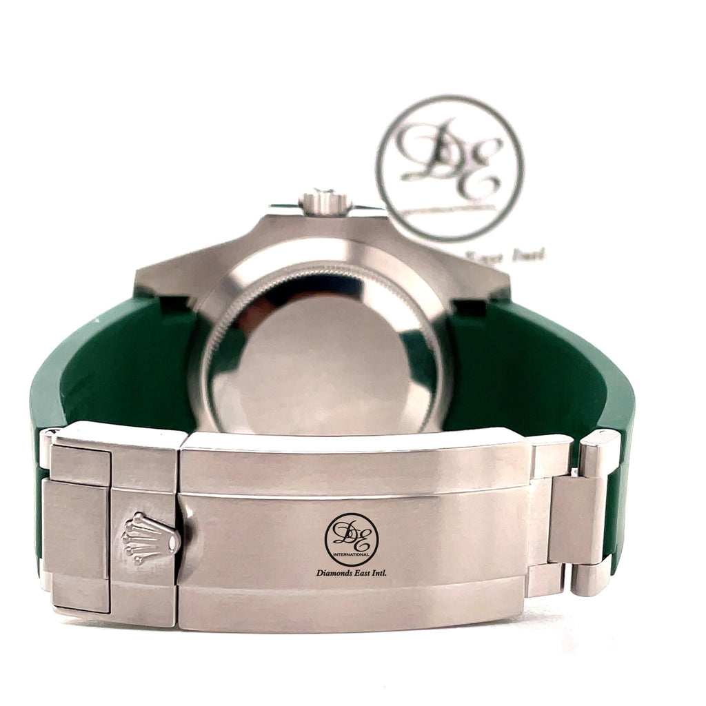 Rolex Submariner Hulk 116610LV Rubber and Rolex Oyster Band Box Papers | Diamonds East Intl.