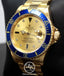 Rolex Submariner 16618 18k Yellow Gold FACTORY SERTI Blue Sapphires Diamonds Dial - Diamonds East Intl.