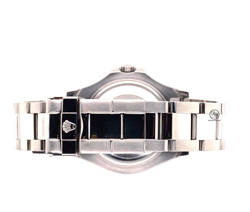Rolex Yacht Master 168622 35mm Steel Oyster Platinum Bezel Watch Mint PAPERS - Diamonds East Intl.