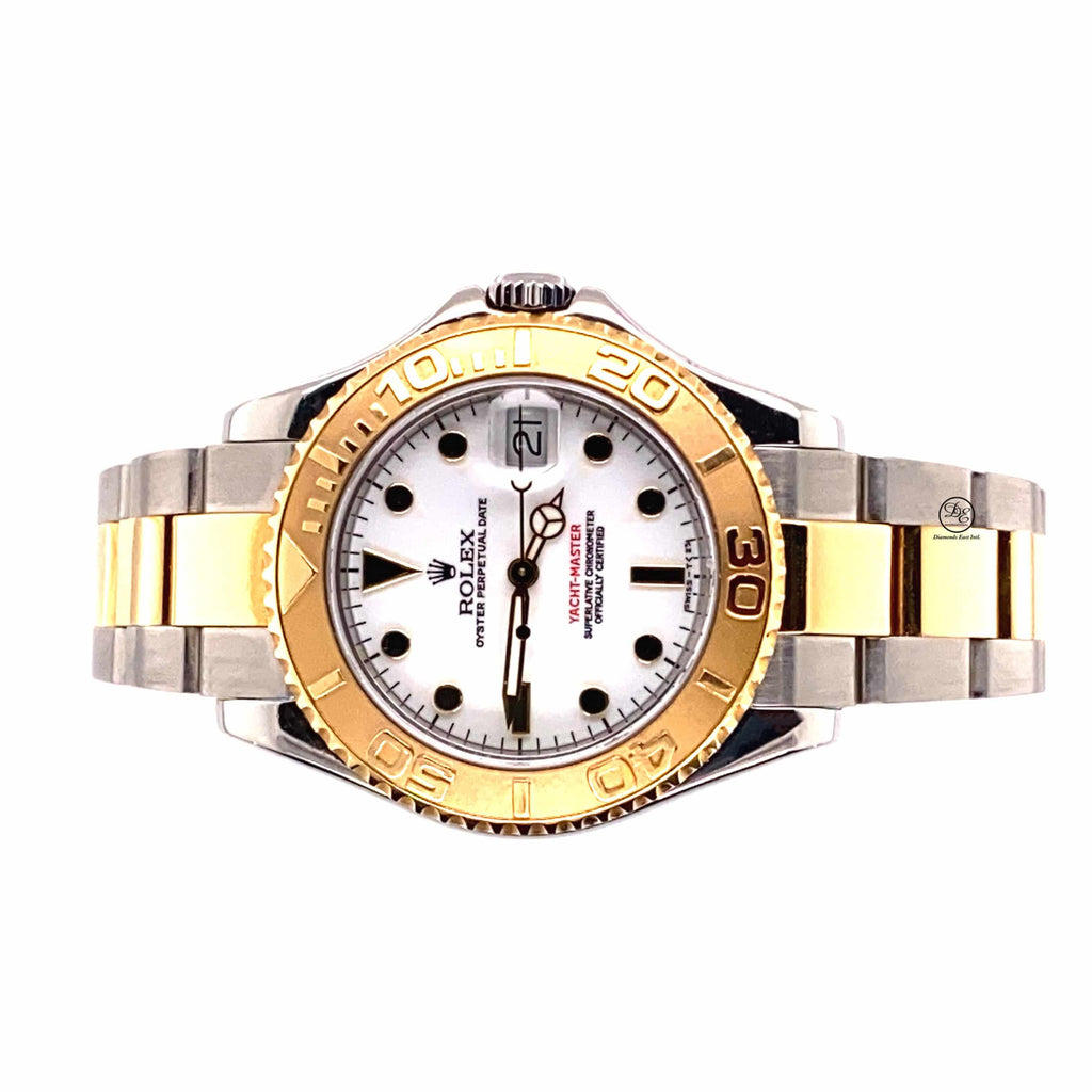 Rolex Yacht-Master 168623 35mm Two Tone Oyster 18K Yellow Gold