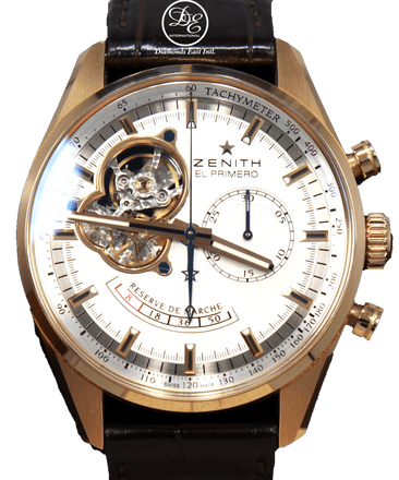 ZENITH El Primero Chronomaster Open Watch 18k Rose Gold 18.2080.4021/01.C494 B/P - Diamonds East Intl.
