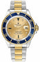 Rolex Submariner 16613 18k Yellow Gold/SS FACTORY SERTI Sapphires/Diamonds BOX/PAPERS