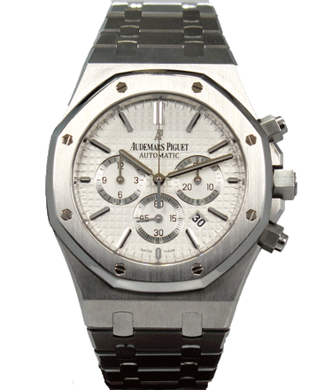 Audemars Piguet Royal Oak Chronograph 41mm White 26320st.oo.1220st.02 BOX/PAPERS - Diamonds East Intl.